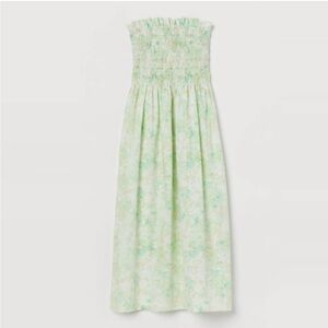 H&M smocked-bodice dress L